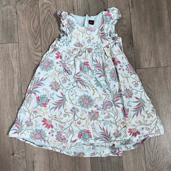 Tea Collection Dresses Tea Collection Pale Blue Floral Print Dress